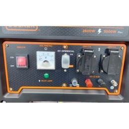 BLACK+DECKER BXGNP3000E 3Kw petrol generator control panel